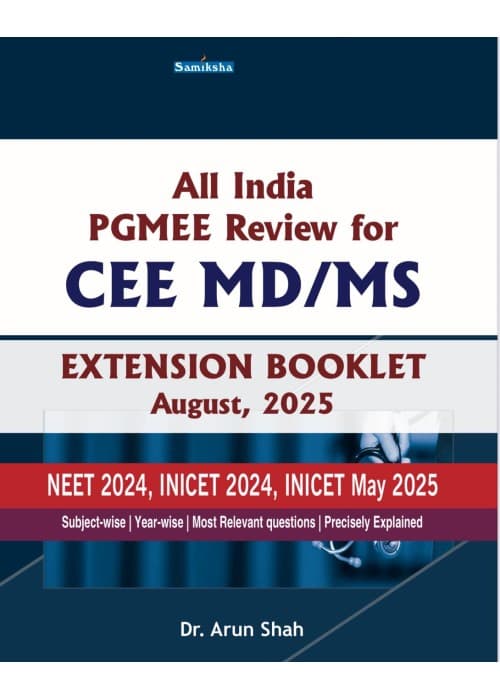 ALL India PGMEE Review for MD/MS CEE, Extension booklet 2025