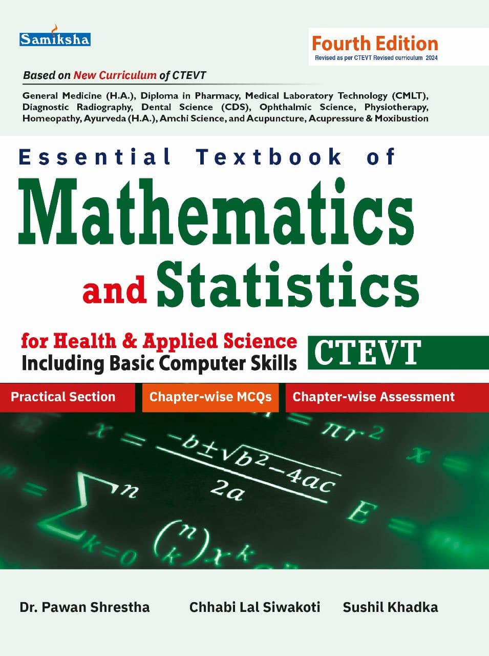 Essential Textbook of Mathematics and Statistics for Health & Applied Science