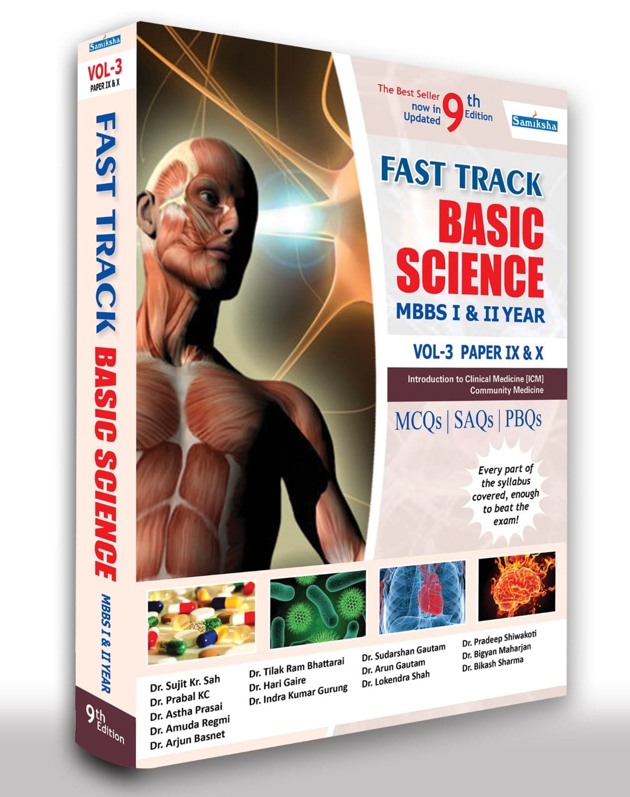 Fast Track Basic Science: MBBS I & II Year Vol. 3 | Paper IX & X