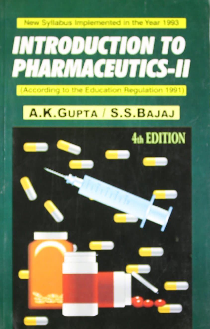 Introduction to Pharmaceutics-II