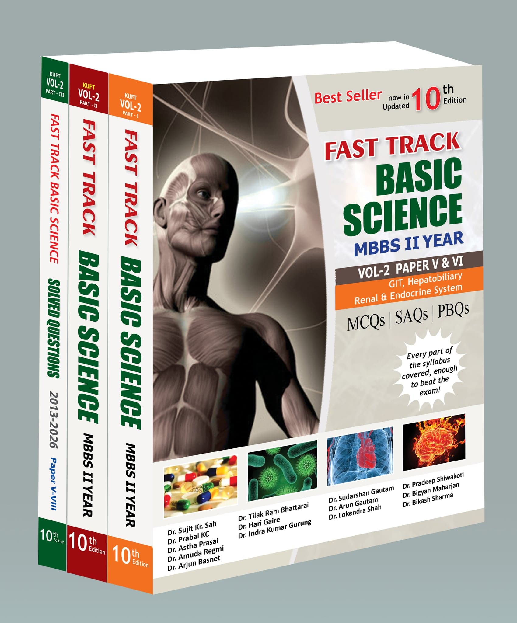 Fast Track Basic Science Vol.II( 3 Parts Set) -25% Off ( Valid until March 7 for Online Orders only)