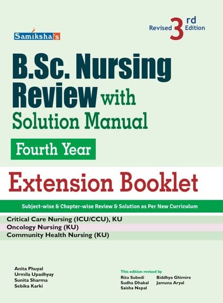B.Sc. Nursing Review with Solution Manual 4th Year Extension Booklet
