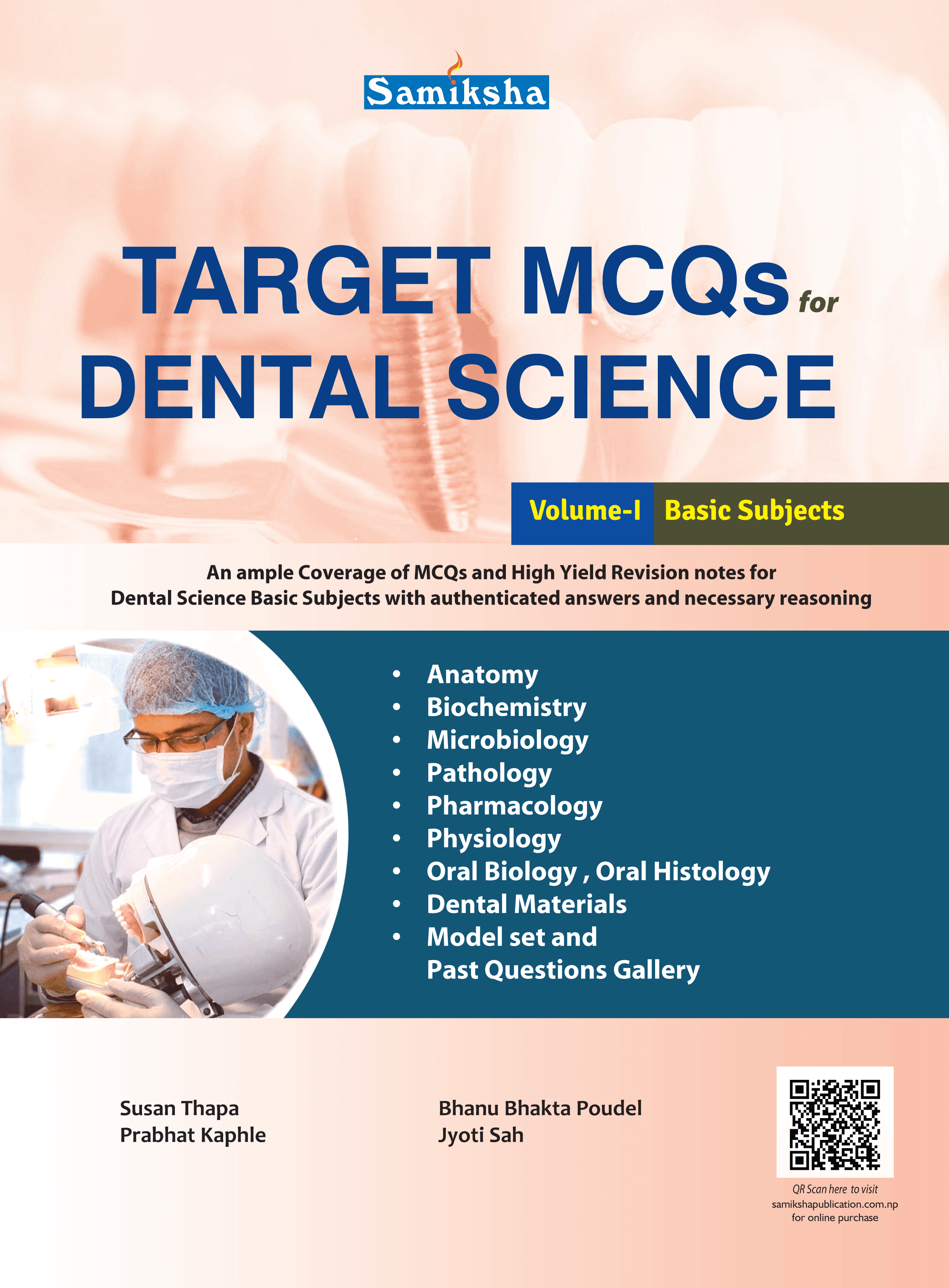 Target MCQs for Dental Science Vol.-I, Basic Subjects